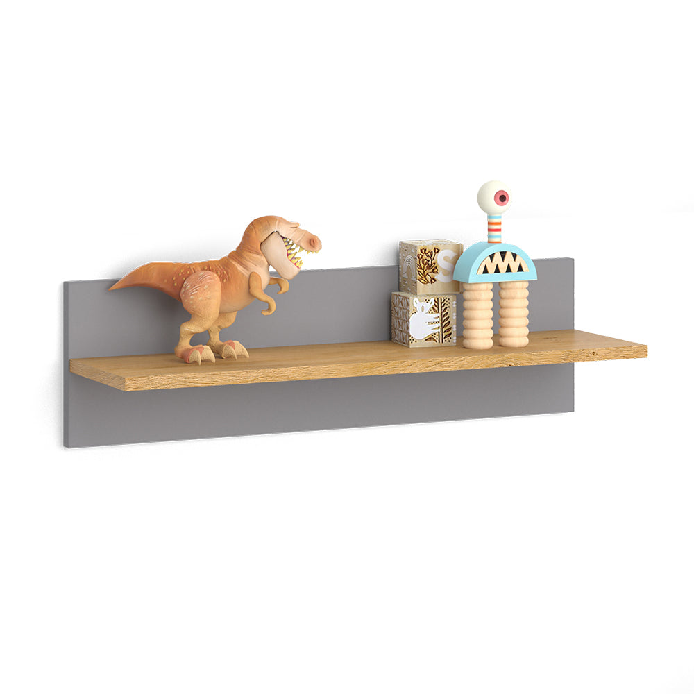 Vitalispa Scaffale a muro per bambini Grigio 70 x 20 cm