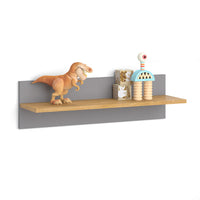 Vitalispa Scaffale a muro per bambini Grigio 70 x 20 cm