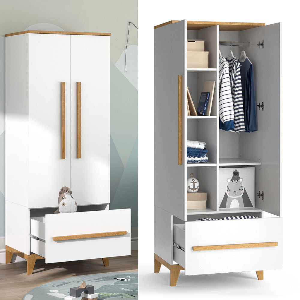 Vitalispa Guardaroba per bambini Bianco 53.4 x 186.8 cm