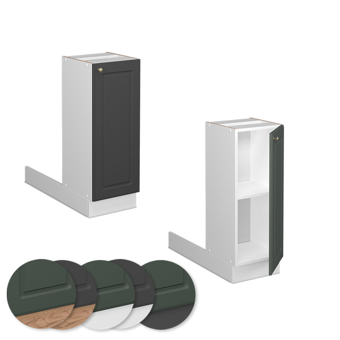 Vicco Isola cucina Landhaus antrazit-oro 30 cm senza piano di lavoro