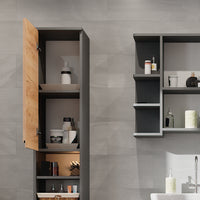 Vicco Mobile bagno alto Grigio 30 x 190 cm