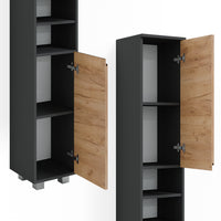 Vicco Mobile bagno alto Grigio 30 x 190 cm