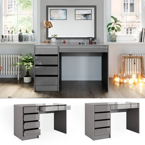 Vicco Tavolo da toeletta Grigio 55 cm Senza specchio