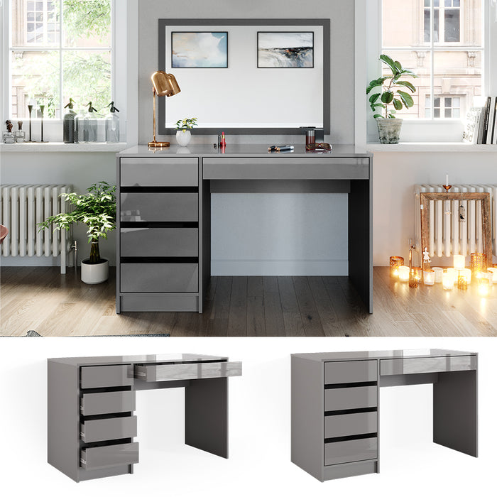 Vicco Tavolo da toeletta Grigio 55 cm Senza specchio