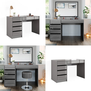 Vicco Tavolo da toeletta Grigio 55 cm Senza specchio