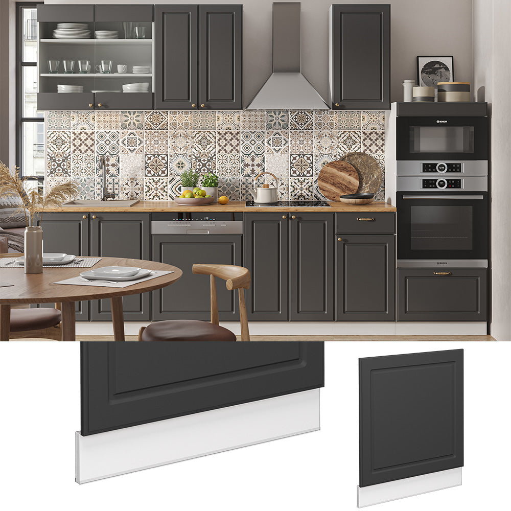 Vicco Pannello frontale Antracite-oro 60 cm , PL Marmo