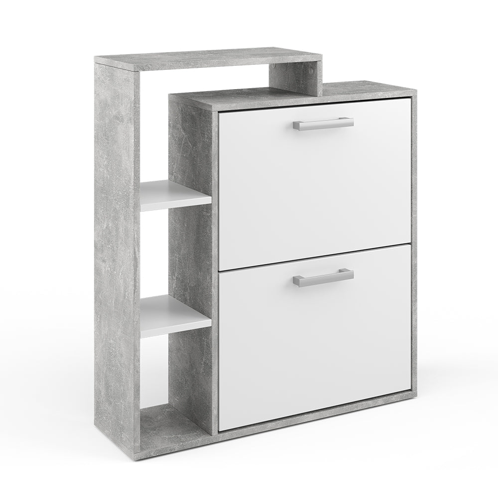 Vicco Scarpiera da ingresso Calcestruzzo 24.5 x 90 cm