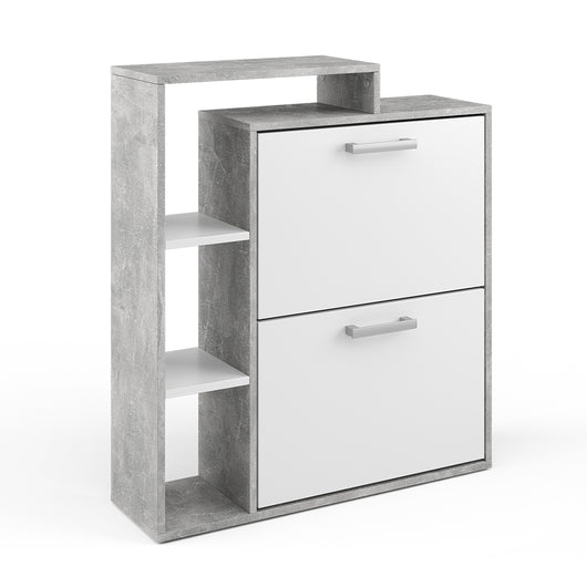 Vicco Scarpiera da ingresso Calcestruzzo 24.5 x 90 cm