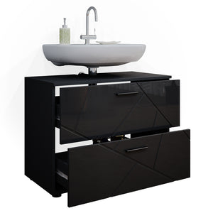 Vicco Mobile sottolavabo per bagno Antracite lucido 80 x 58.6 cm