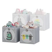 Vicco Scatola pieghevole Grigio 30 x 30 cm (motivo del bradipo)