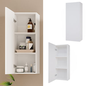 Vicco Mobile bagno Bianco 33 x 84 cm con 2 ripiani