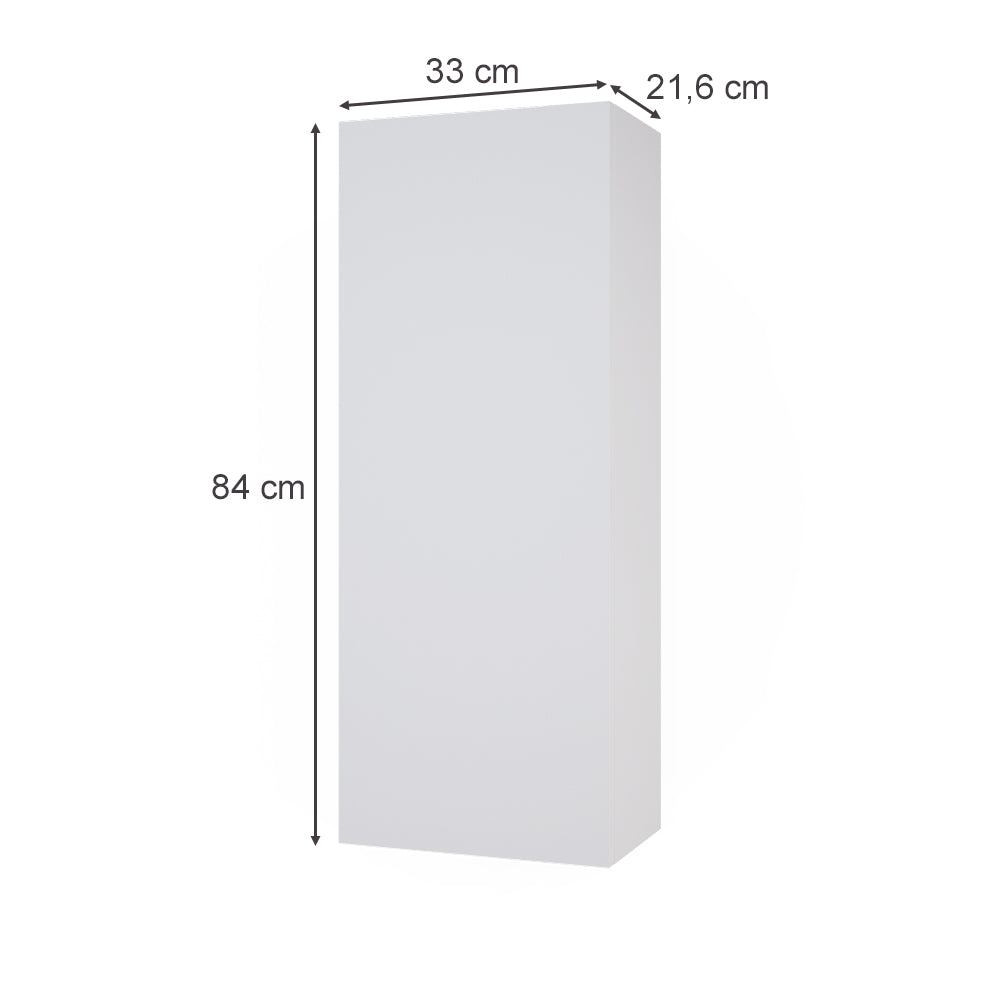 Vicco Mobile bagno Bianco 33 x 84 cm con 2 ripiani