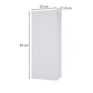 Vicco Mobile bagno Bianco 33 x 84 cm con 2 ripiani