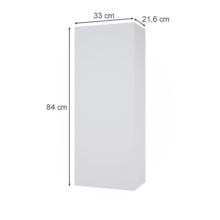 Vicco Mobile bagno Bianco 33 x 84 cm con 2 ripiani