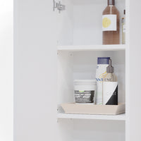 Vicco Mobile bagno Bianco 33 x 84 cm con 2 ripiani