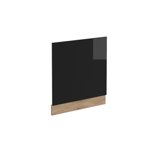 Vicco Pannello frontale Nero lucido 60 cm senza piano di lavoro