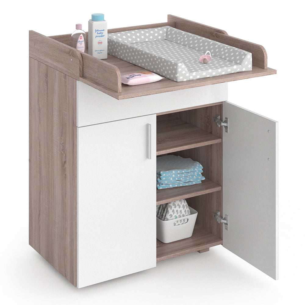 Vicco Fasciatoio Bianco/Sonoma 75 x 100 cm