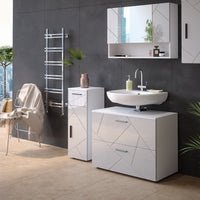 Vicco Mobiletto bagno Bianco lucido 30 x 81 cm