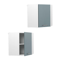 Vicco Pensile universale Grigio-blu 57 cm Pensile ad angolo con anta