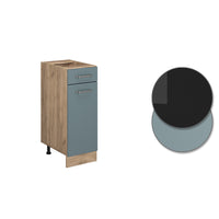 Vicco Mobiletto base per cucina Grigio-blu 30 cm senza piano di lavoro