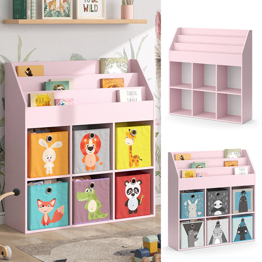 Vicco Libreria bambini rosa 107.2 x 114.2 cm Senza box pieghevole