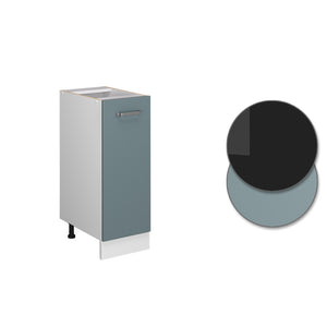 Vicco Base universale Grigio-blu 30 cm con anta, senza piano di lavoro
