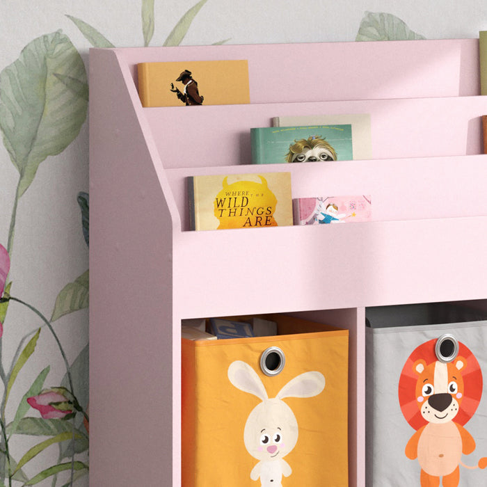 Vicco Libreria bambini rosa 107.2 x 114.2 cm Senza box pieghevole