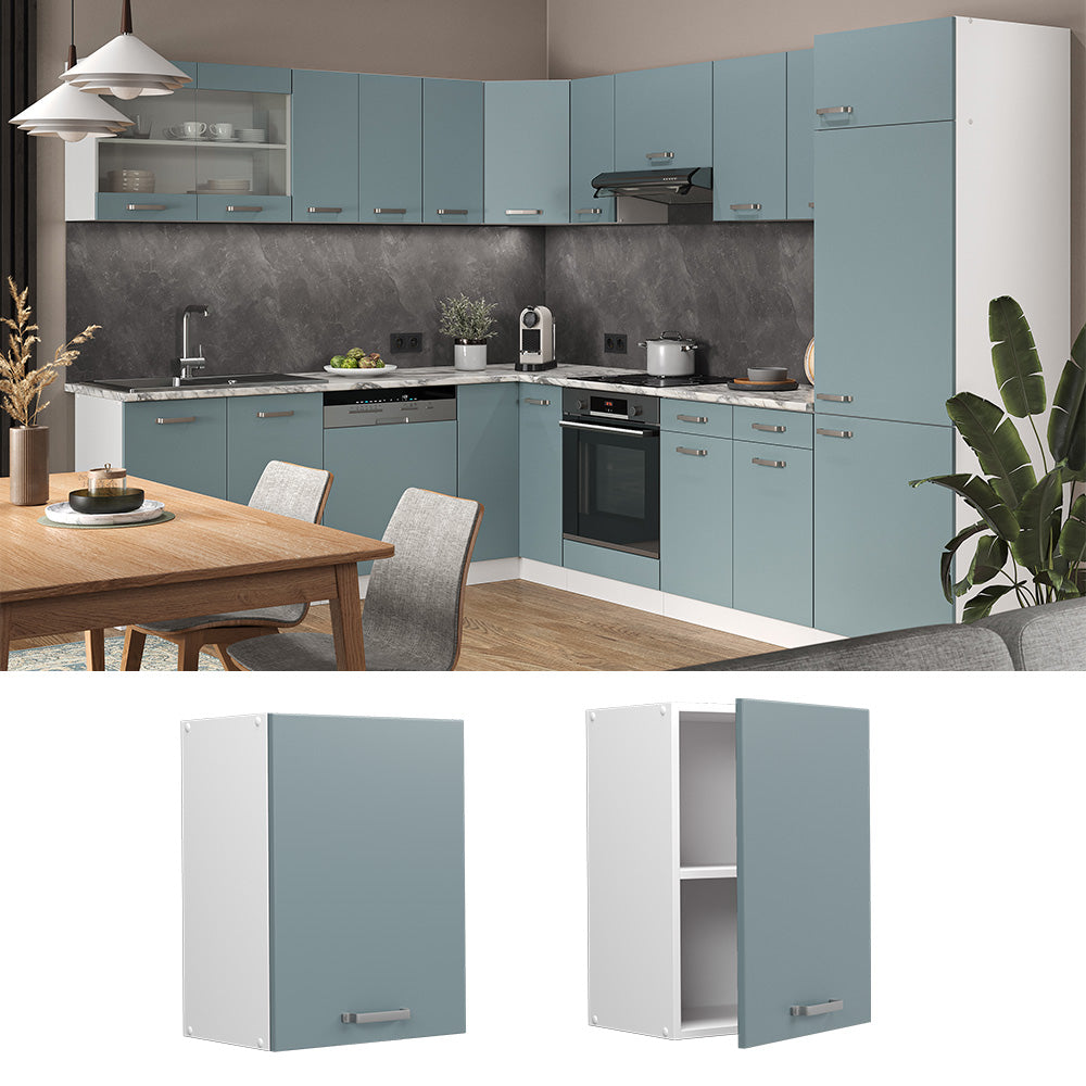 Vicco Pensile da cucina Grigio-blu 45 cm