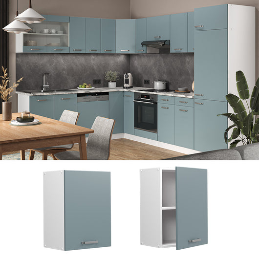 Vicco Pensile da cucina Grigio-blu 45 cm