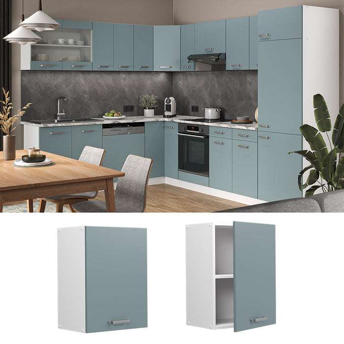 Vicco Pensile da cucina Grigio-blu 45 cm
