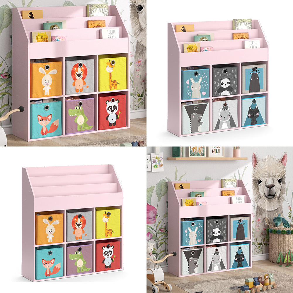 Vicco Libreria bambini rosa 107.2 x 114.2 cm Senza box pieghevole