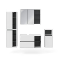 Vicco Set mobili bagno Bianco 4 parti