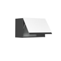 Vicco Pensile da cucina Bianco 60 cm Forma a J, piatta