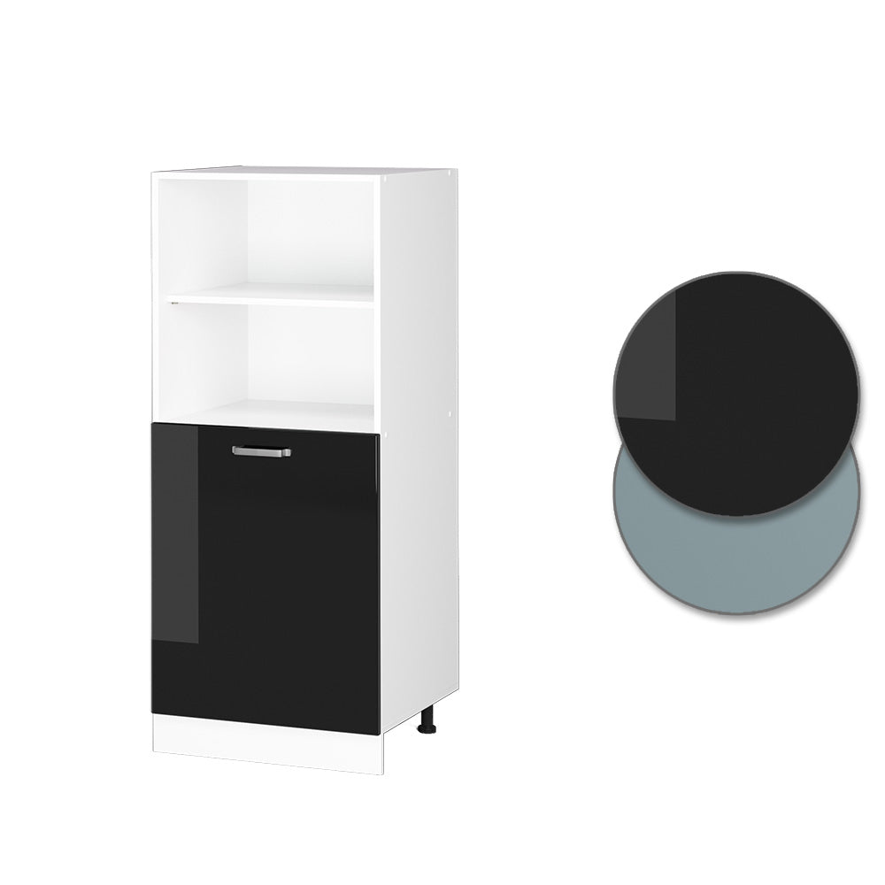 Vicco Mobile per forno da incasso Nero lucido 60 cm