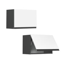 Vicco Pensile da cucina Bianco 60 cm Forma a J, piatta