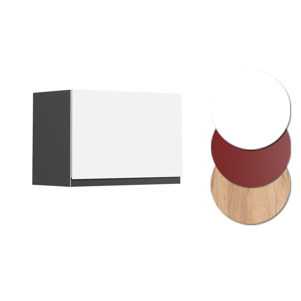 Vicco Pensile da cucina Bianco 60 cm Forma a J, piatta