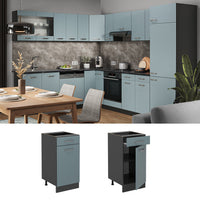 Vicco Mobiletto base per cucina Grigio-blu 40 cm , PL Antracite