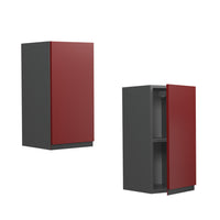 Vicco Pensile da cucina Rosso 30 cm Forma a J