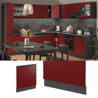 Vicco Pannello frontale Rosso 60 cm , PL Rovere