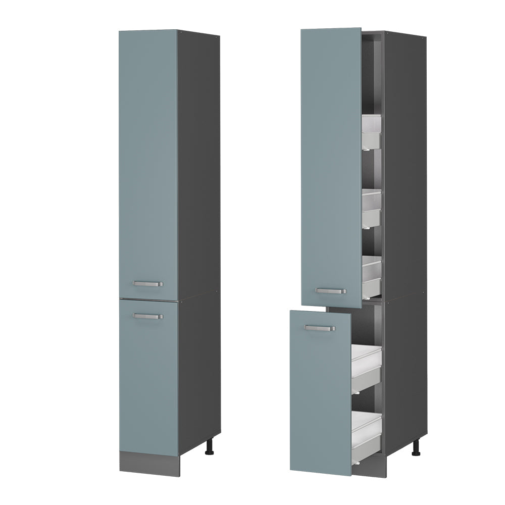 Vicco Armadio da farmacia Grigio-blu 30 cm