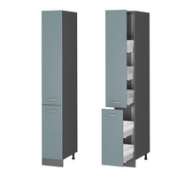 Vicco Armadio da farmacia Grigio-blu 30 cm