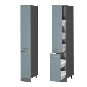 Vicco Armadio da farmacia Grigio-blu 30 cm