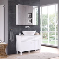 Vicco Set di mobili da bagno Bianco 2 parti