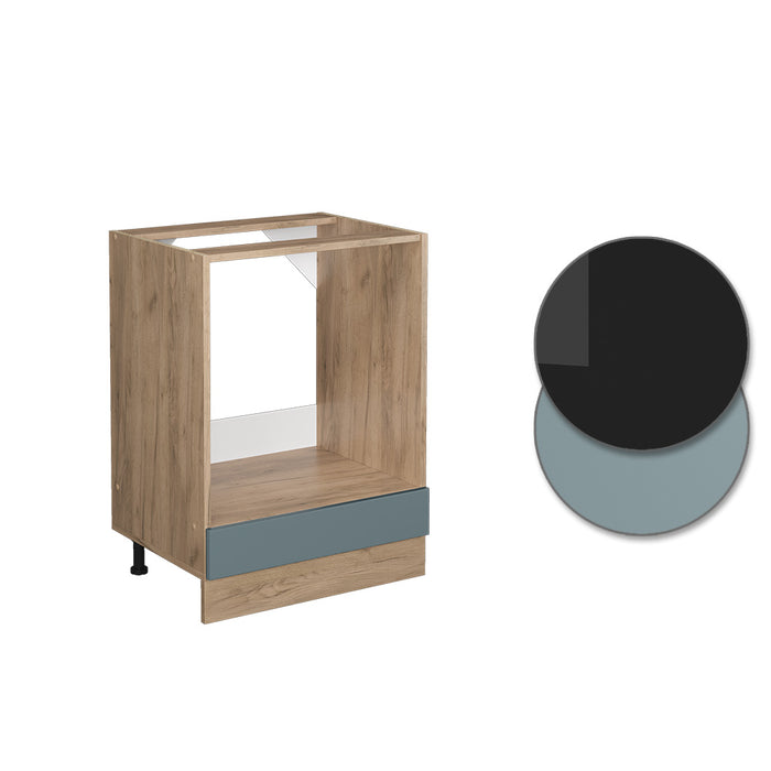 Vicco Mobile per forno da incasso Grigio-blu 60 cm , PL Rovere