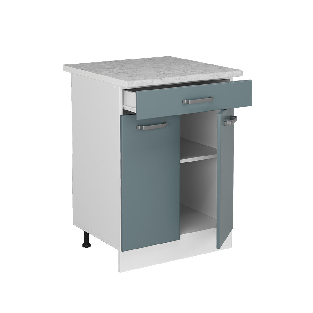 Vicco Base universale Grigio-blu 60 cm con cassetti