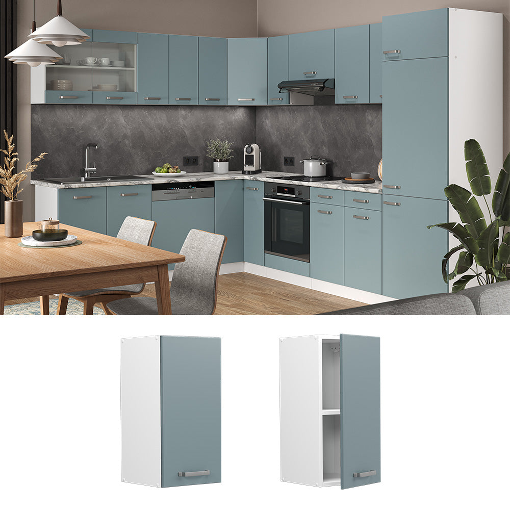 Vicco Pensile da cucina Grigio-blu 30 cm