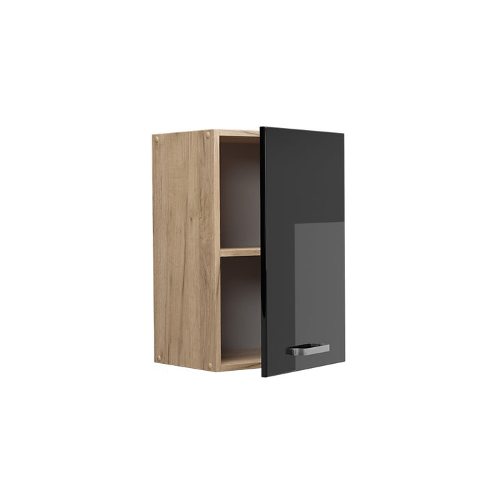 Vicco Pensile da cucina Nero lucido 40 cm