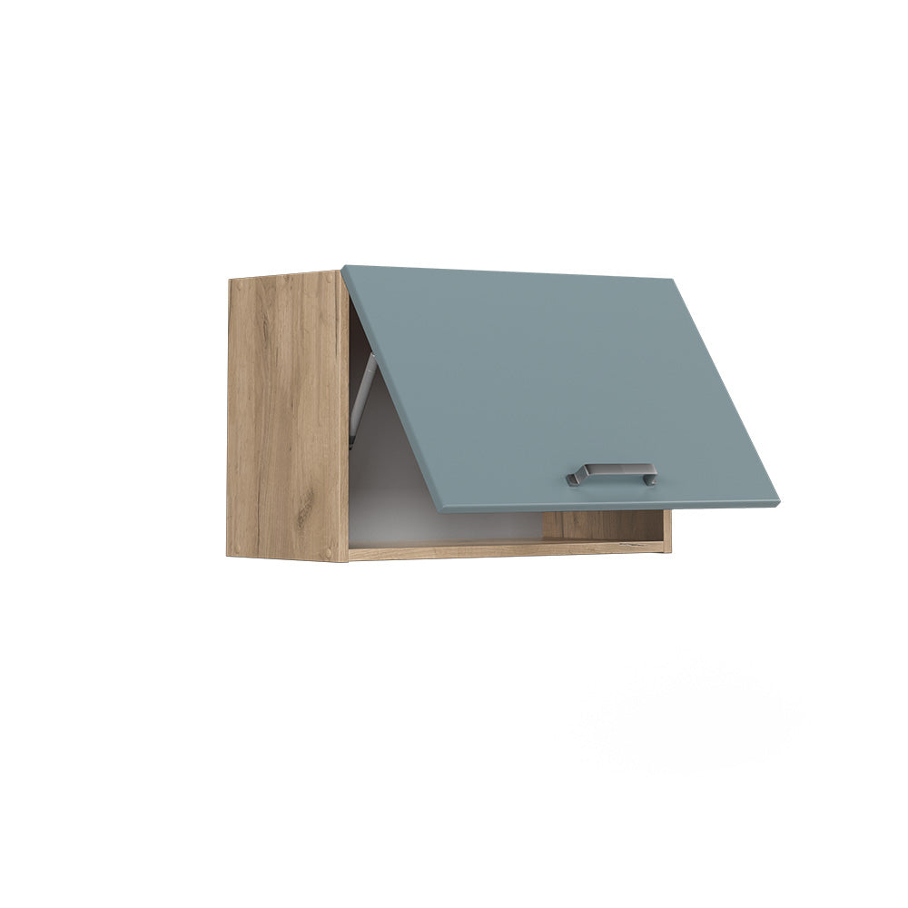 Vicco Pensile da cucina Grigio-blu 60 cm Piatto