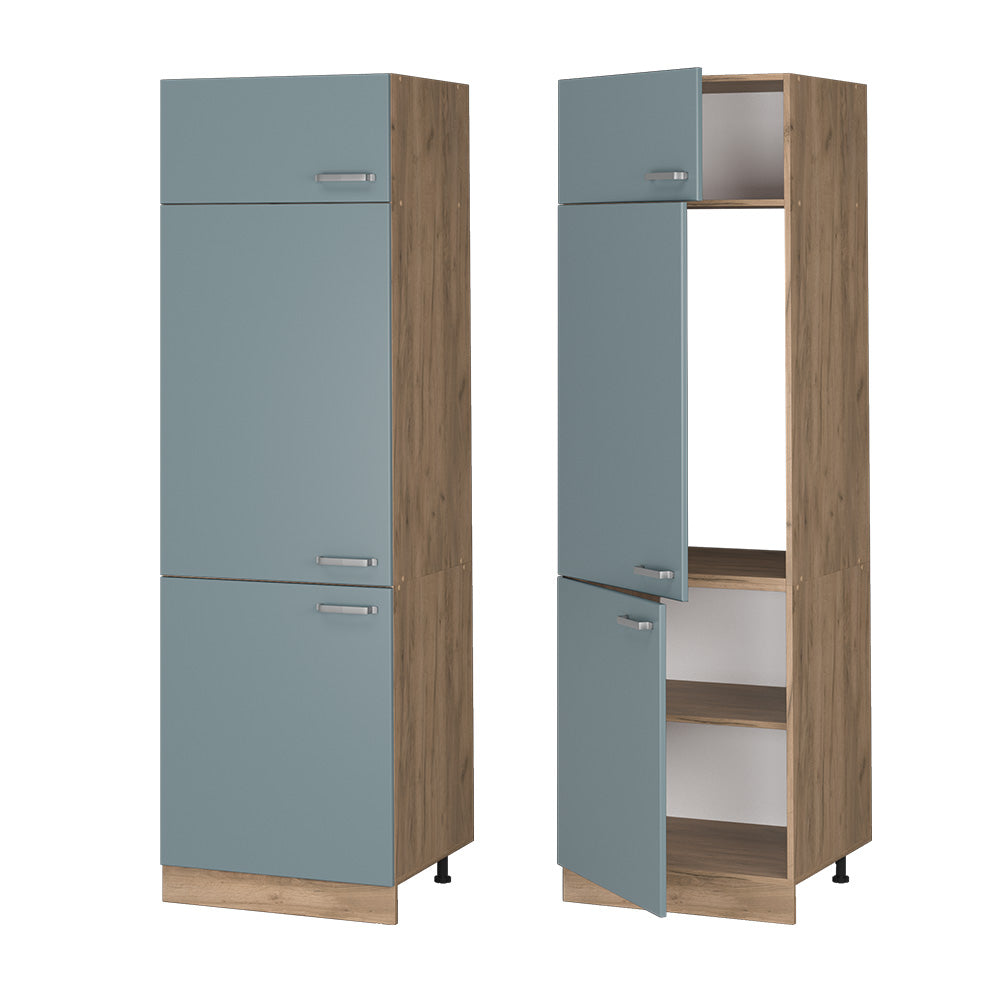 Vicco Armadio frigorifero Grigio-blu 60 cm