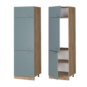 Vicco Armadio frigorifero Grigio-blu 60 cm